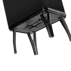 Poubelle de recyclage intelligente WELLHOME à ouverture automatique et contact manuel 15 L + 15 L 35,5 x 26 x 60 cm Noir