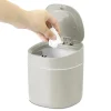 Poubelle de table de 4L avec couvercle gris