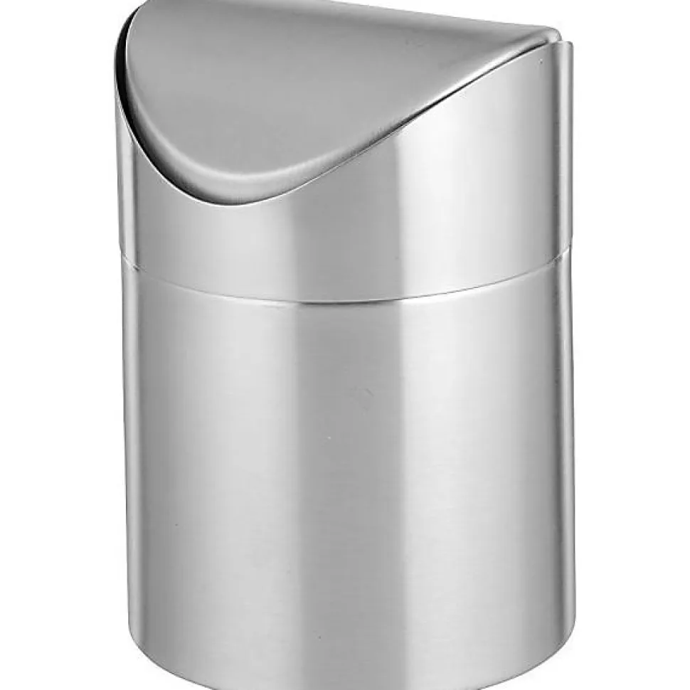 Poubelle de table en Inox brossée Swing