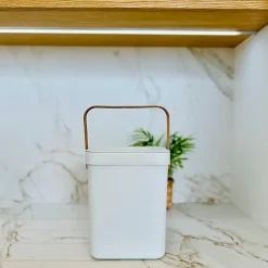 Poubelle de table seau à compost BODEN Blanc 5L