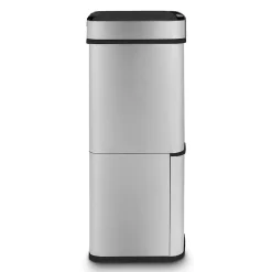 Poubelle de tri à capteur 64L, inox edition - 1010