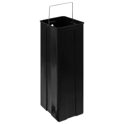 Poubelle de tri 2 compartiments noir mat 60L Five Simple Smart Ariana