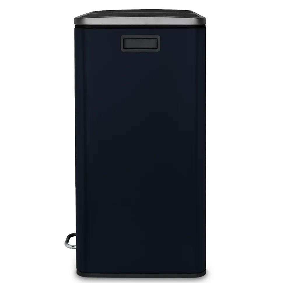 Poubelle de tri à pédale 2 x 30L, blue grey edition - 906