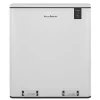 Poubelle de tri à pédale 2 x 30L, white edition - 918