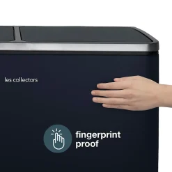 Poubelle de tri à pédale 2 x 30L, midnight blue edition - 908