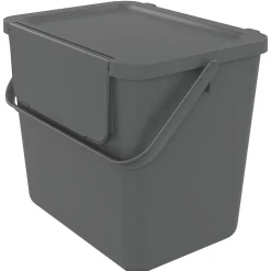 Poubelle de tri avec poignée 25 L Loops Sundis H. 29,7 cm gris