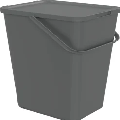 Poubelle de tri avec poignée 30 L Loops Sundis H. 52,9 cm gris