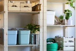 Poubelle de tri Curver Ready to collect blanc 20 L