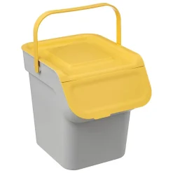 Poubelle de tri en plastique 20L - Vert- 5five