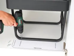 Poubelle de tri encastrable 3 bacs Brabantia Sort & Go vert clair