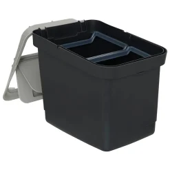 Poubelle de tri 20,5L - Noir- 5five