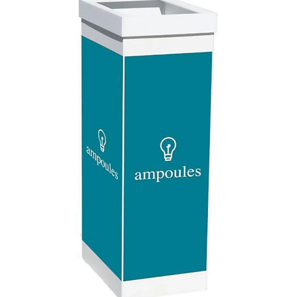 Poubelle de tri pour ampoules 60 litres - Blanc