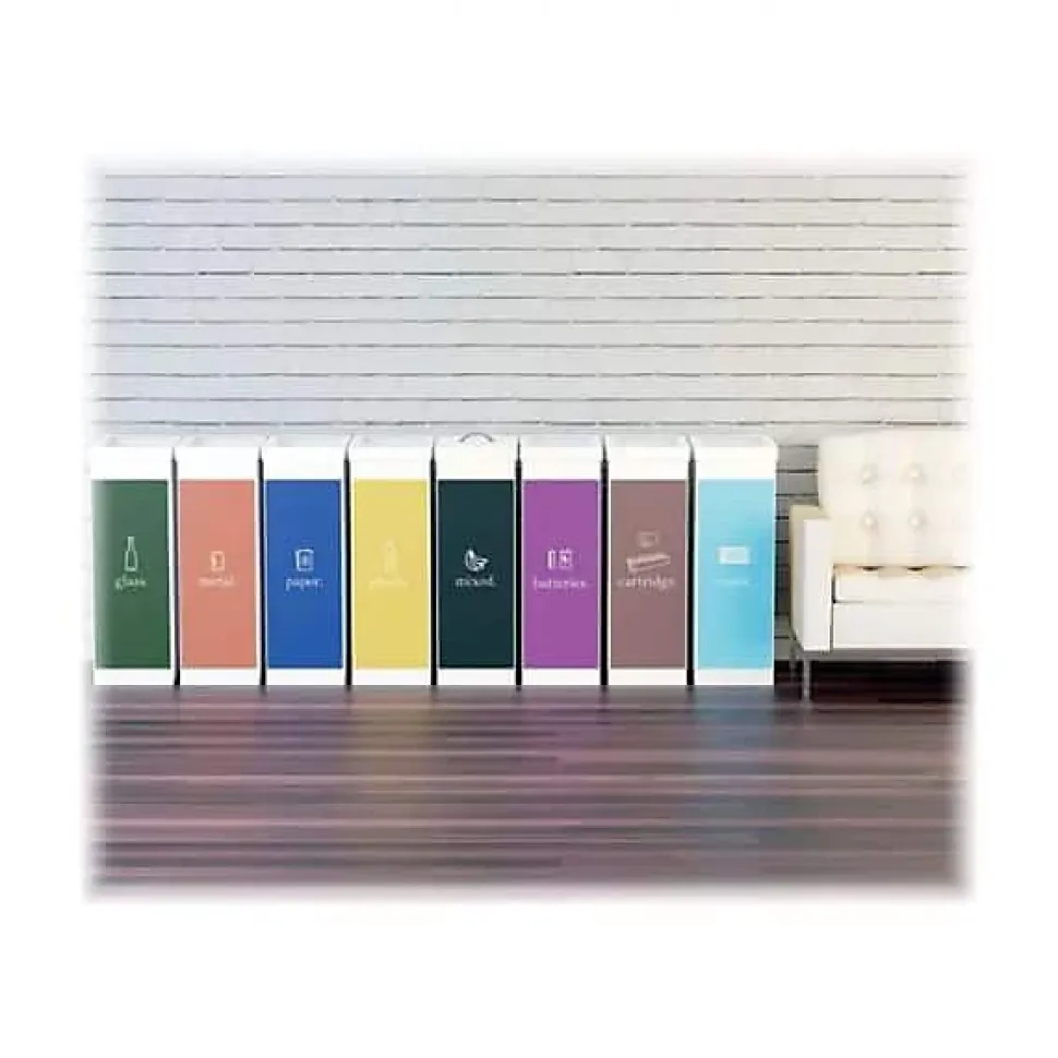 Poubelle de tri pour ampoules 60 litres - Blanc