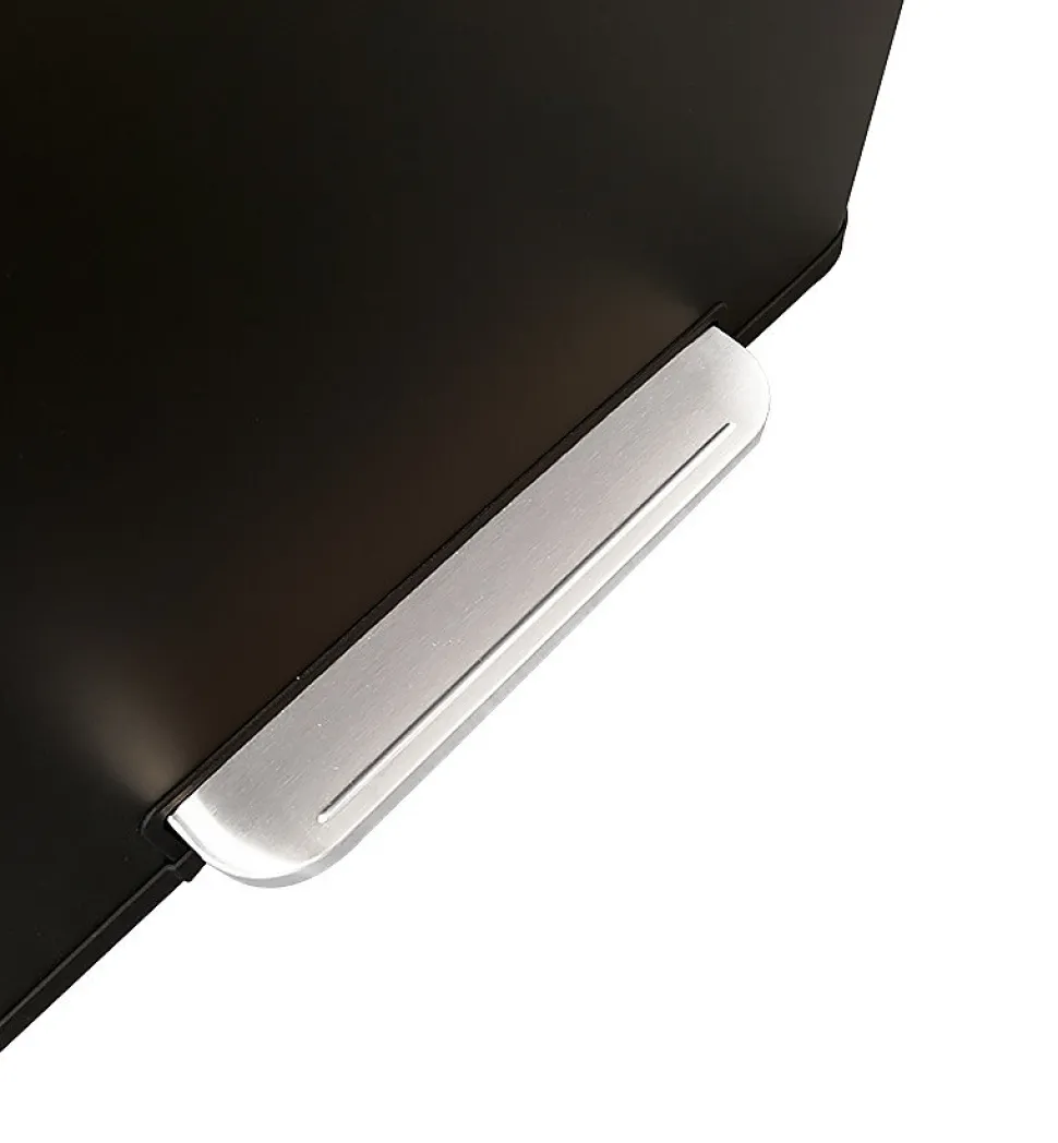 Poubelle de tri sélectif 2 bacs à pédale 60L (30+30) Hailo