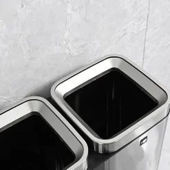 Poubelle de tri sélectif en inox