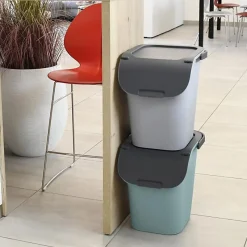 Poubelle De Tri Trihome 40 L Vert Eucalyptus - Eda