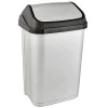 Poubelle en plastique à couvercle basculant 25 litres