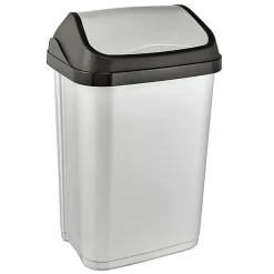 Poubelle en plastique à couvercle basculant 25 litres