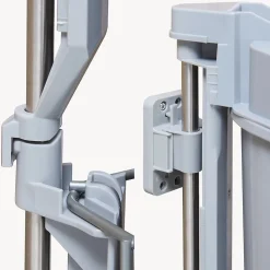 Poubelle encastrable Kollby 3 x 6L + 1 x 12L gris en.casa