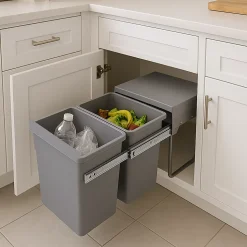 Poubelle encastrée coulissante HYPE 36L