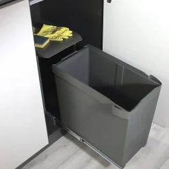 Poubelle fixation inférieure et extraction automatique 30 L
