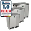 Poubelle Félix Système de séparation Acier inoxydable 2 x 30 litres -60 litres - Floordirekt