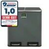 Poubelle Félix Système de séparation Anthracite 2 x 15 litres -30 litres - Floordirekt