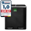 Poubelle Félix Système de séparation Noir 2 x 30 litres -60 litres - Floordirekt