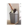 Poubelle grise avec couvercle basculant Delta 25 litres