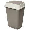 Poubelle 50L en plastique taupe - Beige- 5five