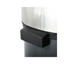 Poubelle Touch Inox 30L Gris Anthracite MSV