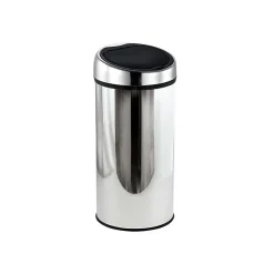 Poubelle Touch Inox 30L Gris MSV