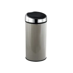 Poubelle Touch Inox 30L Taupe MSV