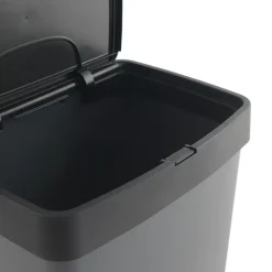 Poubelle verticale WellHome 70 L, 2 compartiments, corbeille à papier, 76 cm