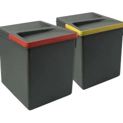 Poubelles pour tiroir de cuisine Recycle (Lot de 2)
