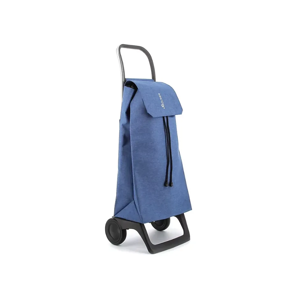 Poussette de marché 2 roues 40l bleu Rolser JET038AZUL jet tweed joy