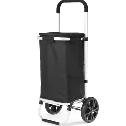 Poussette de marché 2 roues 42l noir Kitchen Chef EASYPOUSS MAX