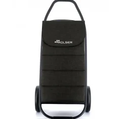 Poussette de marché 2 roues 53l noire Rolser COH014-1023 mf com 8 black tube polar tweed