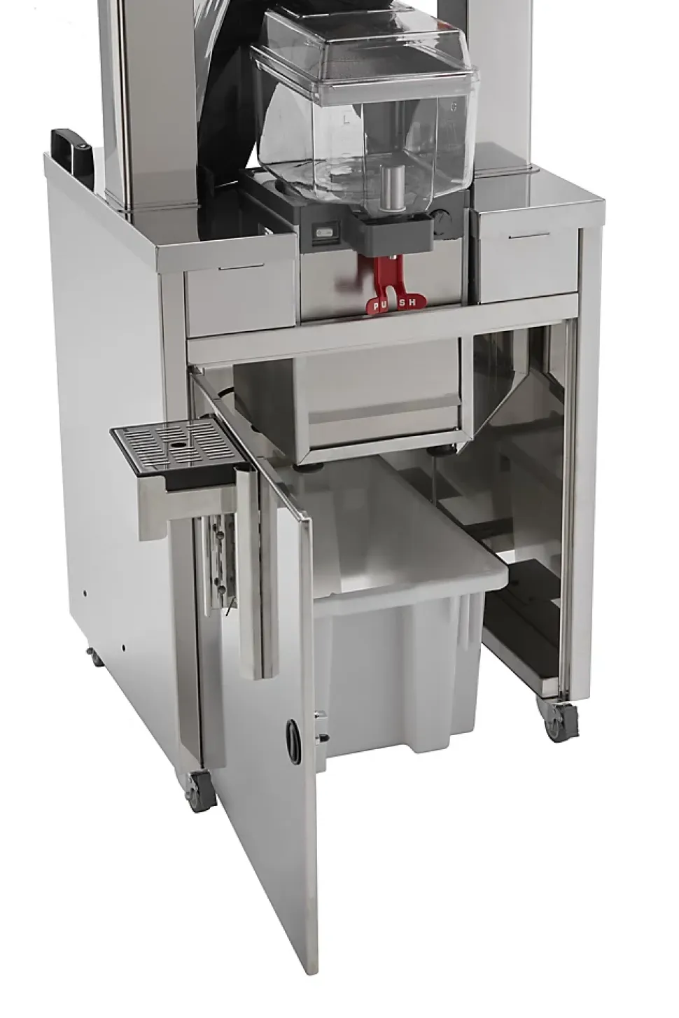 Presse Agrume Automatique Fasttop sur meuble frigo - Zumoval