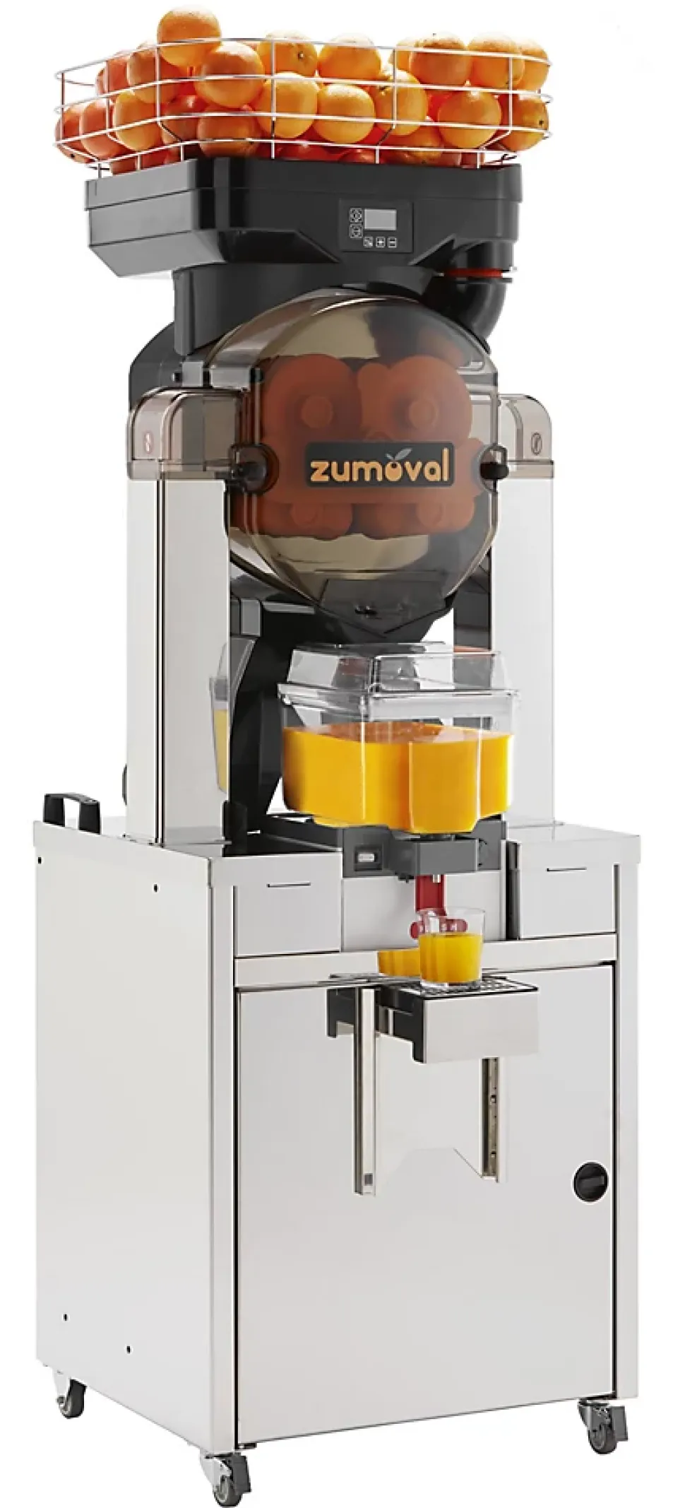 Presse Agrume Automatique Fasttop sur meuble frigo - Zumoval