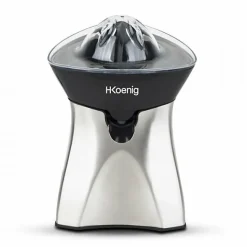 Presse Agrume Electrique - H.KoeNIG AGR60 - 2 cônes interchangeables - Bec verseur anti-goutte - Inox
