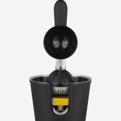 Presse Agrume Electrique - HKoeNIG - AGR82 - Electrique - 160 W - Appareil silencieux - Noir mat et acier inoxydable