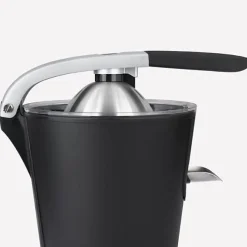 Presse Agrume Electrique - HKoeNIG - AGR82 - Electrique - 160 W - Appareil silencieux - Noir mat et acier inoxydable