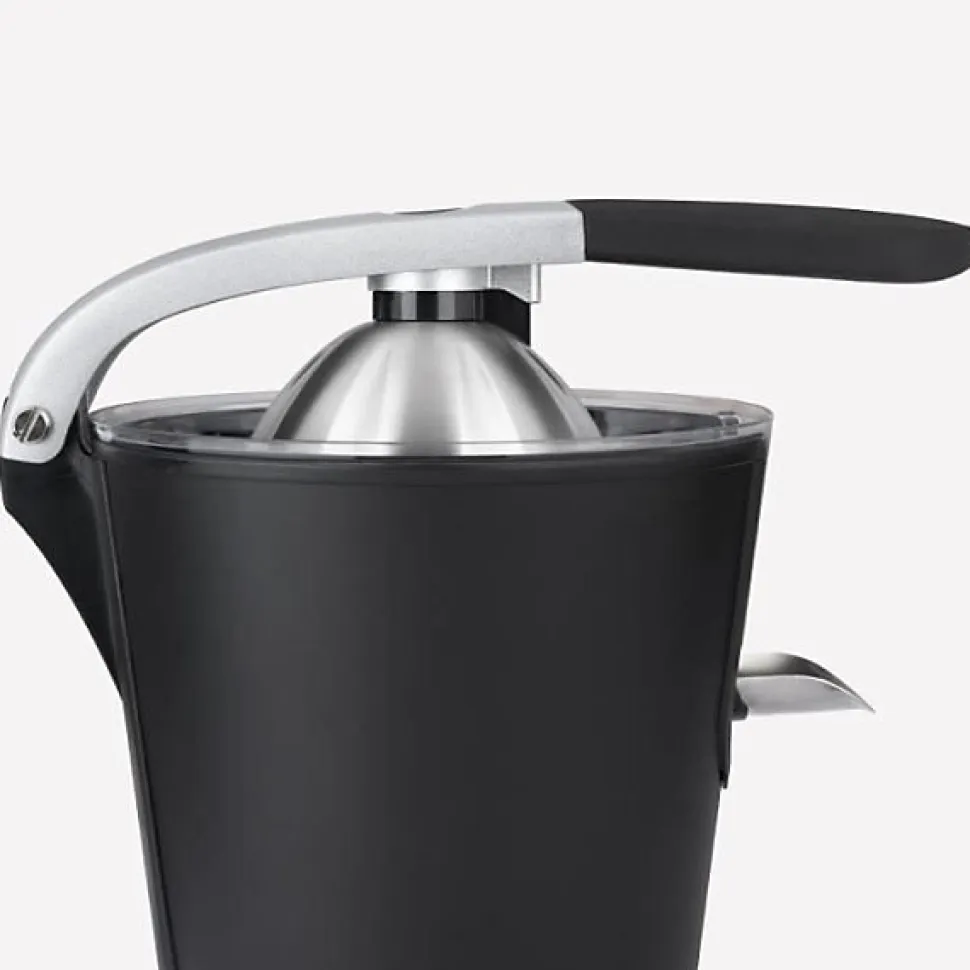 Presse Agrume Electrique - HKoeNIG - AGR82 - Electrique - 160 W - Appareil silencieux - Noir mat et acier inoxydable