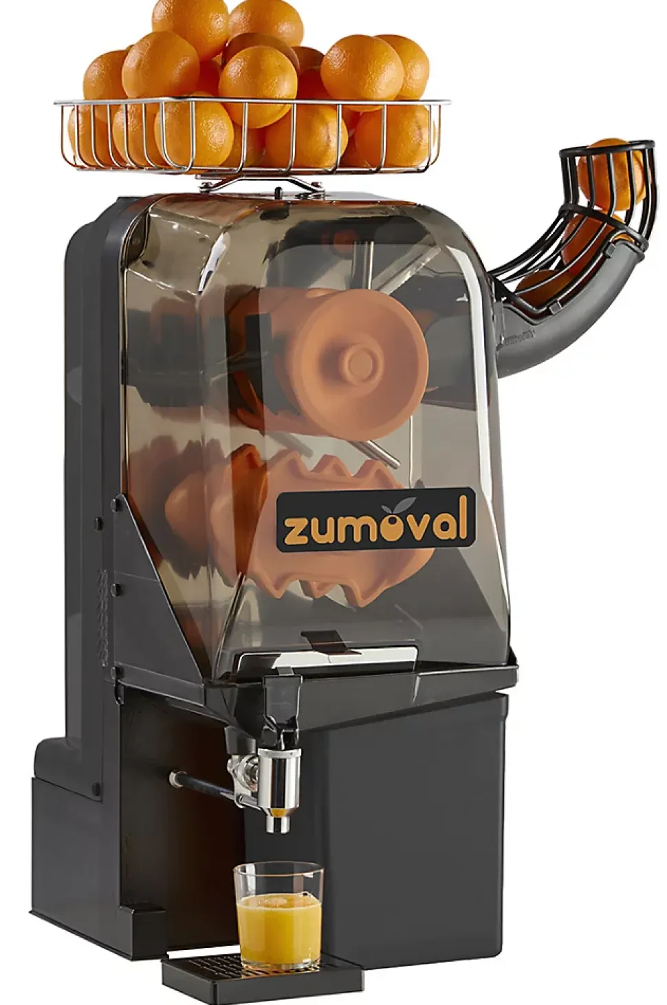 Presse Agrume Professionnel Minimax avec Robinet Libre-Service Inox - Zumoval - Noir - l33- L0.1- P45- h74