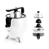 Presse Agrumes Double Cônes Avec Filtre En Acier Presspod Blanc Kitchencook