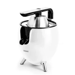 Presse Agrumes Double Cônes Avec Filtre En Acier Presspod Blanc Kitchencook