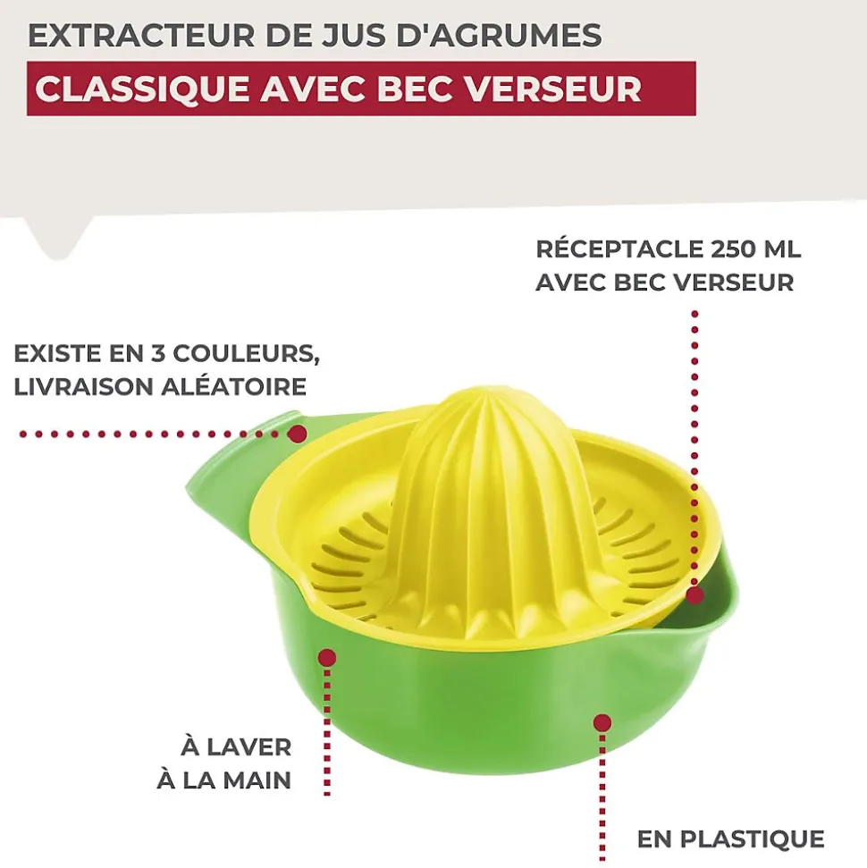 Presse-agrume manuel Fackelmann Colors Edition