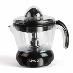 Presse-Agrumes Électrique - Pour jus d'orange, citron et autres agrumes - Rotation Double Sens - 25 W, Noir