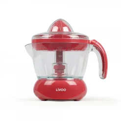 Presse-agrumes électrique Livoo DOD131RC Bol de récupération gradué de 700 ml - Jusqu'à 65 tours par minute
